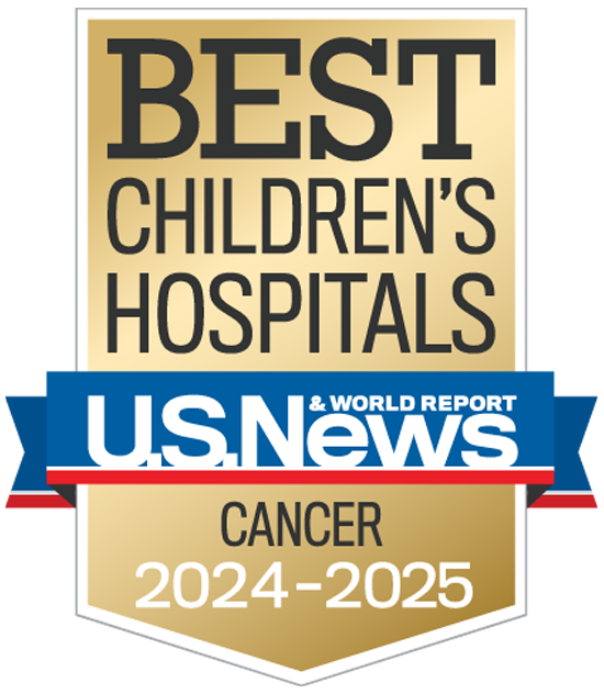 U.S.News & World Report 2024-25 Best Children's Hospital for Cancer Treatment